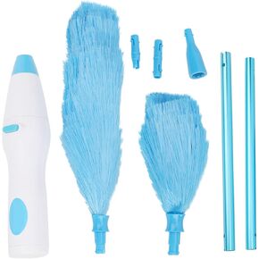 Motorised Duster, 180° Bendable Electric Duster Electric Duster Microfiber Duster Window Blinds Furniture Cleaning Tool Dust Trapping
