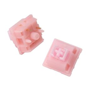 WS Pink Pearl مفاتيح لوحة المفاتيح الميكانيكية الخطي ، محول لوحة مفاتيح 5 دبابيس محفوفة