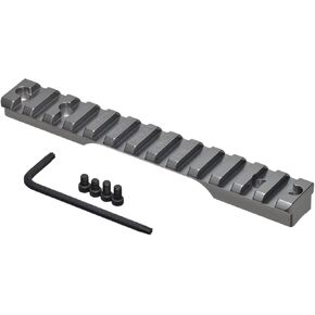 Gotical - Remington 700 Short Action Rail, Black Anodized, Weight: Stainless: 4.99oz, Titanium: 2.79oz Length: 5.454" Front Height: .343" Rear Height: .460" Durable. 20MOA Configuration