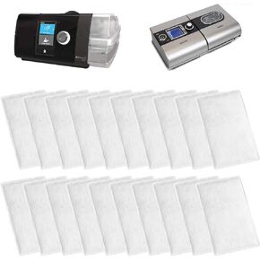 20 Packs CPAP Filters Disposable Filter Supplies Compatible with ResMed Air 10, Airsense 10, Aircurve 10, S9 Series, Airstart