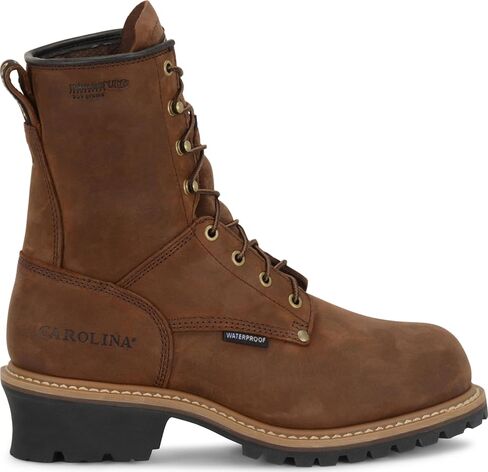 Carolina Men's CA7145 Journeyman 8Soft Toe Insulated Waterproof Work Boot Yellow 8.5 EE in Saudi Arabia