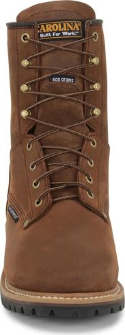 Carolina Men's CA7145 Journeyman 8Soft Toe Insulated Waterproof Work Boot Yellow 8.5 EE in Saudi Arabia