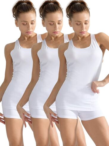 CADMUS 3 Pack Women's Compression Tank Top Athletic Dry Fit Base Layer in Saudi Arabia
