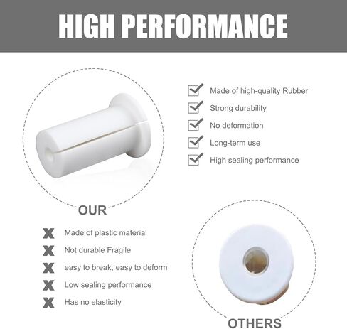 مجموعة توجيه الكابل 4 أجزاء كابلات الحلقات للكابلات جدار الكابل تمر عبر جدار الحائط كابل تمر عبر جروميت أثاث ثقوب السلك الأكمام مناسبة لثغرات سلك سلك الجدار داخل 8.5 ملم in Kuwait