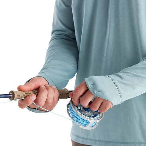 Free Fly Men's Elevate Hoodie - UPF 30+ Sun Protection Shirts, Odor Control, Moisture Wicking, Long Sleeve Sun Hoodie for Men in Kuwait