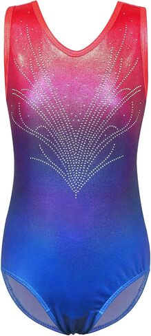 BAOHULU Gymnastics Leotard for Girls Shiny Diamond Ballet Dance One Piece Outfit in Saudi Arabia