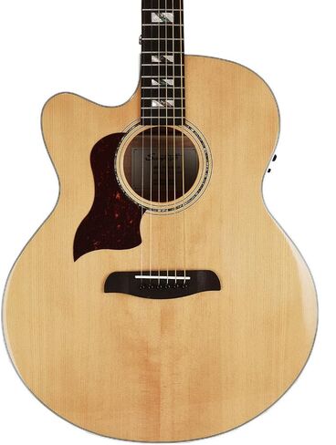 Sawtooth Maple Series Left-Handed Acoustic-Electric Cutaway Jumbo Guitar with Padded Gig Bag and Pick Sampler in Kuwait
