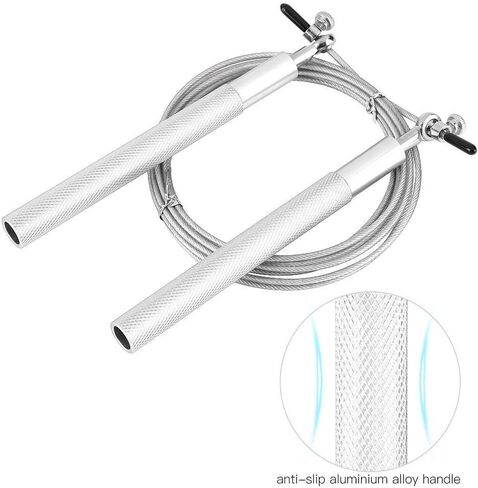 Bnineteenteam Speed Jump Rope with Aluminium Alloy Handle for Gym, Cardio,Fitness, Training in Saudi Arabia