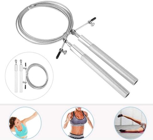 Bnineteenteam Speed Jump Rope with Aluminium Alloy Handle for Gym, Cardio,Fitness, Training in Saudi Arabia