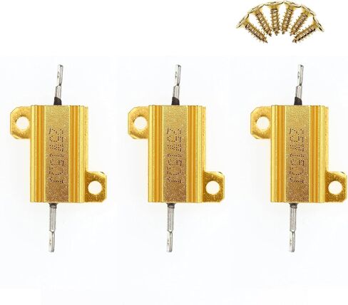3 Pieces 25W 20 Ohm High Power Aluminum Housed WireWound Resistor with Screws in Saudi Arabia