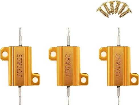 3 Pieces 25W 20 Ohm High Power Aluminum Housed WireWound Resistor with Screws in Saudi Arabia