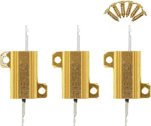 3 Pieces 25W 20 Ohm High Power Aluminum Housed WireWound Resistor with Screws in Saudi Arabia