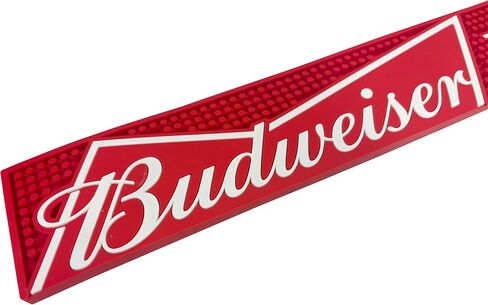 This Bud's for You Compatible with Budweiser Professional Bar Mat Spill Mat Rail Drip Mat - Officially Licensed - 23.75 x 3.5 Inches in Saudi Arabia