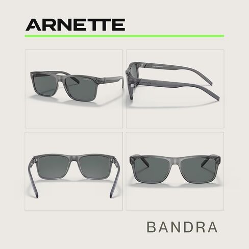 Arnette Bandra AN4298 Square Sunglasses for Men + حزمة مع مجموعة نظارات مصممة Iwear مجانية in Kuwait