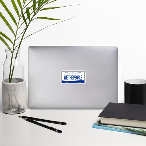 Michigan State License Plate Sticker Travel Weatherproof Souvenir Decal Vinyl Small Waterproof for Water Bottle Mug Passport Notebook Laptop Computer Phone Car Stickers Size 4" ID44990 in Saudi Arabia