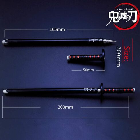 شيطان سلاير: Kimetsu No Yaiba Toys Action Action Actions Tokitou Muichirou Signature Pen Sword Game Collection Supplies Gift Martial Arts Collections (DS-Tokitou Muichirou) in Kuwait