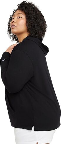 Champion Women's T-Shirt Hoodie, Mid-weight Hooded Jersey Knit Pullover, Jersey Hoodie, Script in Saudi Arabia