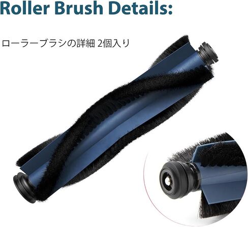 Replacement Accessories Parts for Eufy X10 Pro Omni 2-Roller Brush 5-Side Brush 3-HEPA Filter 4 Mop Pads 4 Dust Bags 1 Cleanning Tool in Saudi Arabia