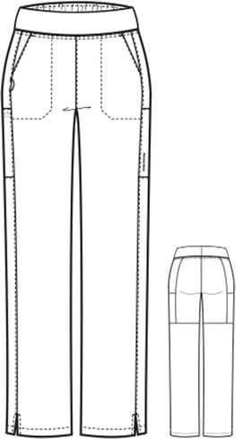 WonderWink Women's Knit Waist Cargo Pant in Kuwait