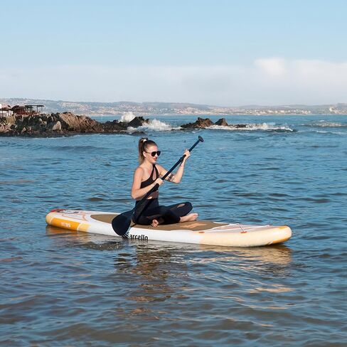 Heriberto Inflatable Paddle Board 11'×34"×6" Ultra-Light Paddle Board with Hand Pump, Leash, Repair Kit, Waterproof Phone Case and Backpack, Paddle Board for Adults in Saudi Arabia