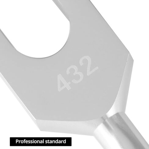 شوكة ضبط QWORK 432 هرتز للشفاء والصحة - سبائك ألومنيوم مقاومة للصدمات، من أجل الريكي، وتقليل التوتر، والتأمل، والعلاج الصوتي in Kuwait