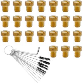 24 pcs Carb Main Jets for Mikuni N100/604 VM22 VM24 VM26 VM30 28mm 26mm Pit Dirt Bike