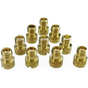 New Carburetor Carb Main Jet for GY6 49cc 50cc 80cc 100cc CVK 139QMB 139QMA #78#80#85#87#88#90#92#94#96#98 (10 pcs set)