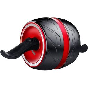 Ab Wheel Roller - with Knee Pad Mat, Automatic Rebound and Multiple Angles Core Workouts