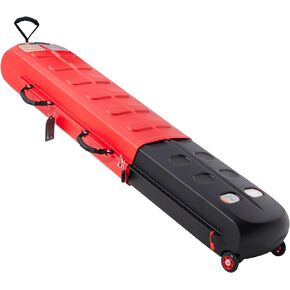 XCMAN Ski Case for Air Travel Hard Storage Portable Cart Case Waterproof Suitable for Snowboards,Fishing Rods, Water skis,Spearfishing 124L