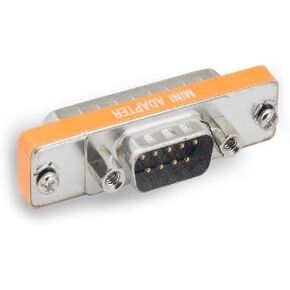 KENTEK Mini DB9 DB25 Male to Male M/M Serial at Modem Mini Adapter Changer Coupler RS-232 PC Peripherals
