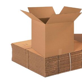 Aviditi Corrugated Box, 7" L x 7" W x 7" H, Kraft, Bundle of 25 (777)