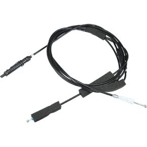 X AUTOHAUX 74880SNAA01 Trunk Lid Fuel Door Release Cable Replace for Honda Civic 2006-2011 Black