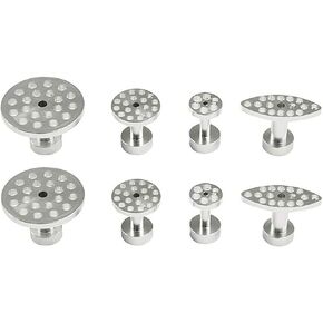 WHDZ Paintless Dent Repair Tool 8pcs Aluminum Glue Puller Tabs Paintless Dent Repair Hail Removal Tool