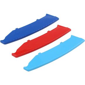 NewYall Front 12-Beam Kidney Grille M-Colored Strip Insert Clip Cover Trim