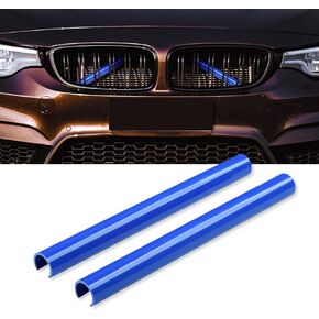 AggAuto Grille Inserts for BMW F25 X3 2011-2021/ G01 X3 2017-2021/ G02 X4 2018-2021/ G05 X5 2018-2021, Red Grill Insert Stripes Accessories