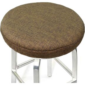 Round bar Stool Covers Linen Sponge bar Stool Cushions Round Chair seat slipcovers 13inch/33cm ＃2