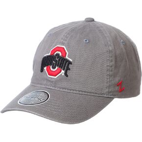 NCAA Ohio State Buckeyes Mens Adjustable Scholarship Hat Charcoal, Ohio State Buckeyes Charcoal, Adjustable