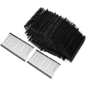 1 Inch Clothing Tagging Gun Fasteners, Standard Clothes Tagging Gun Refill (Black,5000pcs)