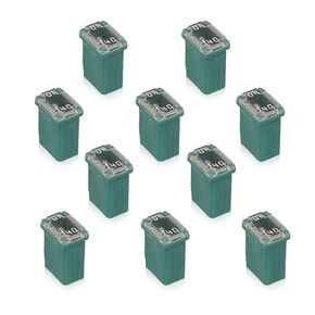 10 Pack 608825 25 Amp Micro Cartridge Fuses - FMM MCASE Type Fuse