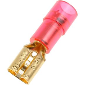 Dorman 84540 22-18 Gauge Female Audio Disconnect, 187 In, Red, 10 Pack Universal Fit