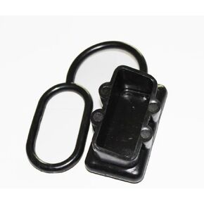 X-Haibei 1 Battery Winch Quick Connector Dust Cover Cap for Plug End Black Rubber 175A