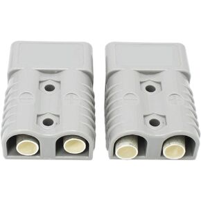 X-Haibei Gray Battery Quick Connector Kit 175 Amp 1/0 Gauge Plug Connect Disconnect Winch Forklift Trailer
