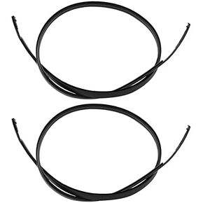 Black Roof Trim Molding Kit Compatible with Yaris Hatchback 4-Door 2006-2016