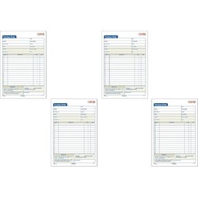 Adams Purchase Order Book, 2-Part Carbonless, White/Canary, 5-9/16 x 8-7/16 Inches, 50 Sets (DC5831), 4 Pack in Saudi Arabia