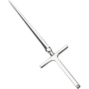 BANCHELLE Letter Opener Envelope Slitter Envelope Opener (Silver, 9.06 × 2.68 × 0.28 inches, 1 Piece)