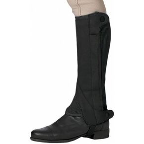 OVATION Lds Elite Amara Ribb Half Chap, Color: Black
