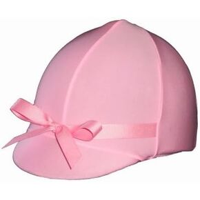 Equestrian Riding Helmet Cover - Pastel Pink