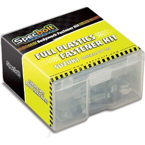 Specbolt Full Plastics Body Fastener Bolt Kit RMZ Fits: SUZUKI RMZ250 RMZ450 (2007 to 2009) #0709 OEM Matching Hardware Fenders Fork Guard Seat Shrouds Bushings Complete