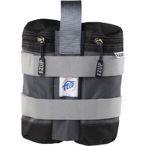 E-Z UP Fillable Weight Bag Set of 4, Holds up to 25 lbs. Each, Steel Gray