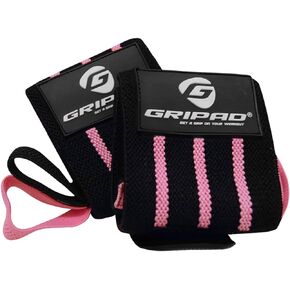12" x 3" Weight Lifting Support Wrist Wraps, Strong Wrist Wraps, 2 Thumb Loops – Great for Weightlifting, Powerlifting, Bodybuilding, Strength & Cross-Training.